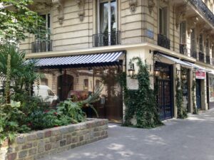 Stores bannes à bras antiques façon 1877