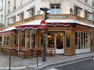 Cafe de la mairie rue de Bretagne, paris 3